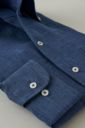 ワイシャツ 8044A-U03B-NAVY-カフス