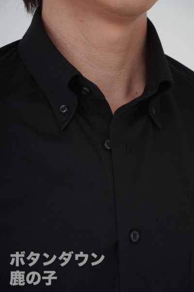 ニットシャツ・ワイシャツ 8013-U04C-BLACK