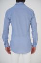 ニットシャツ・ワイシャツ 8014-U04B-BLUE-バックスタイル