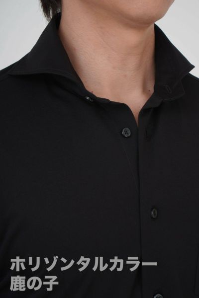 メンズワイシャツ・カッターシャツ 8014-U04D-BLACK