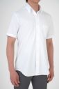 ワイシャツ・ニットシャツ・半袖 8013SS-U04A-WHITE-アウト1
