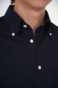 ワイシャツ・ニットシャツ・半袖 8013SS-U04B-NAVY-衿1