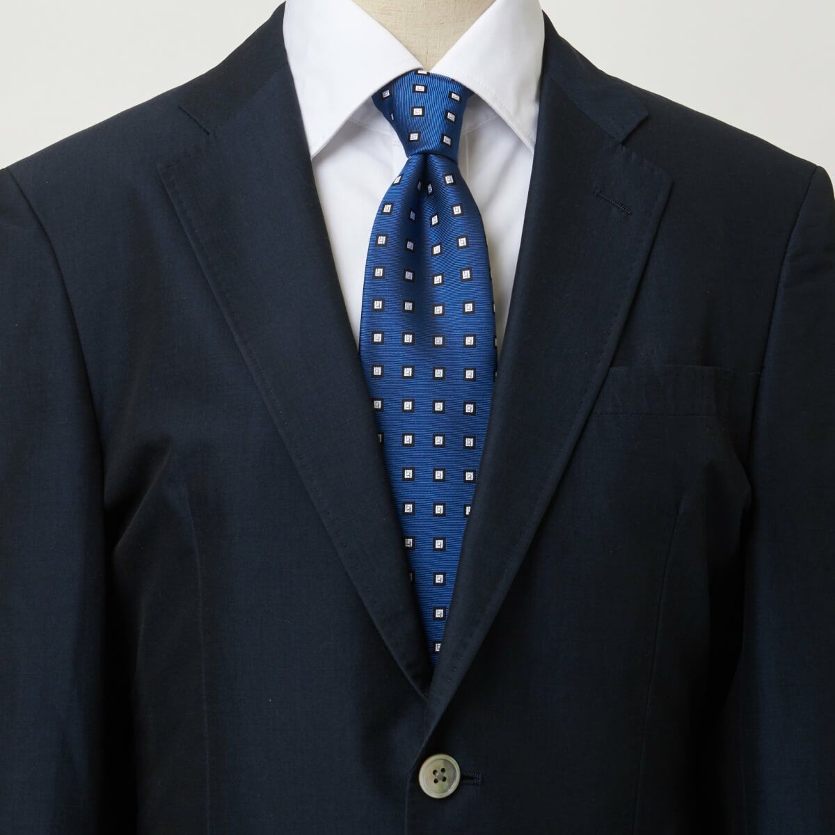 ネクタイ NJ-U04-11-BLUE-コーディネート