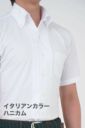 ワイシャツ・ニットシャツ・半袖 8054SS-U04A-WHITE