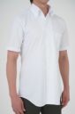 ワイシャツ・ニットシャツ・半袖 8054SS-U04A-WHITE-アウト1