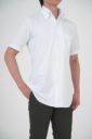 ワイシャツ・ニットシャツ・半袖 8054SS-U04A-WHITE-アウト2