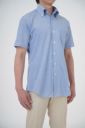 ワイシャツ・ニットシャツ・半袖 8054SS-U04B-BLUE-アウト1