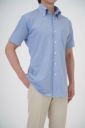 ワイシャツ・ニットシャツ・半袖 8054SS-U04B-BLUE-アウト2
