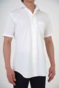 ワイシャツ・ニットシャツ・半袖 8055SS-U03A-WHITE-カフス