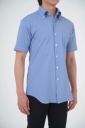 ワイシャツ・ニットシャツ・半袖 8054SS-U03A-BLUE-カフス