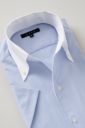 ワイシャツ・カッターシャツ・半袖 8044SSCL-U04A-BLUE-衿2