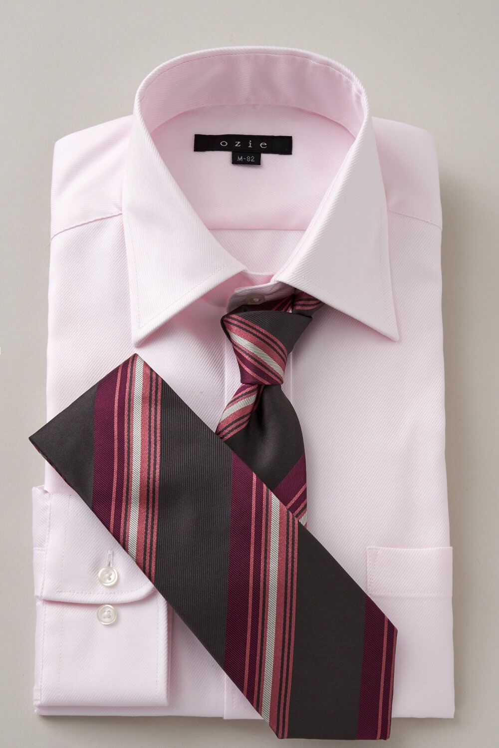 ワイシャツ 8023-U09C-PINK-コーディネートイメージ