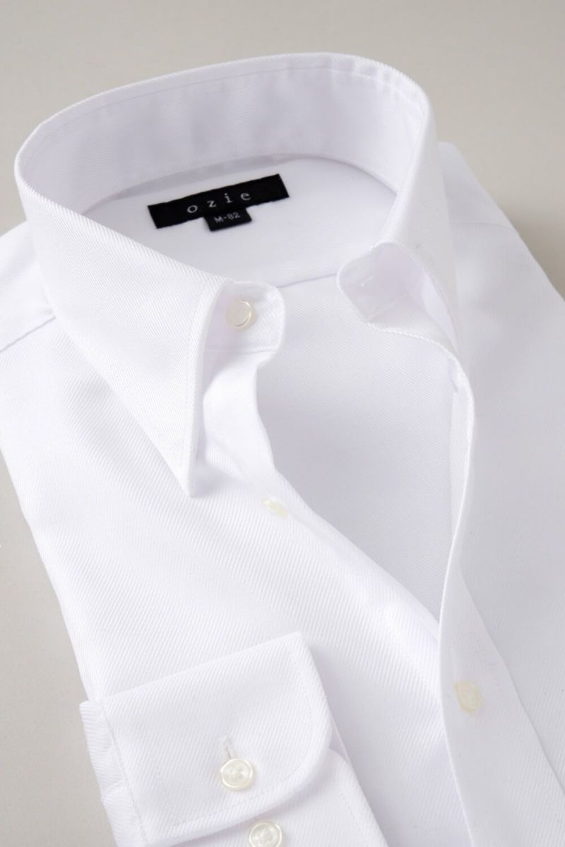 ワイシャツ 8076-U09A-WHITE-衿2