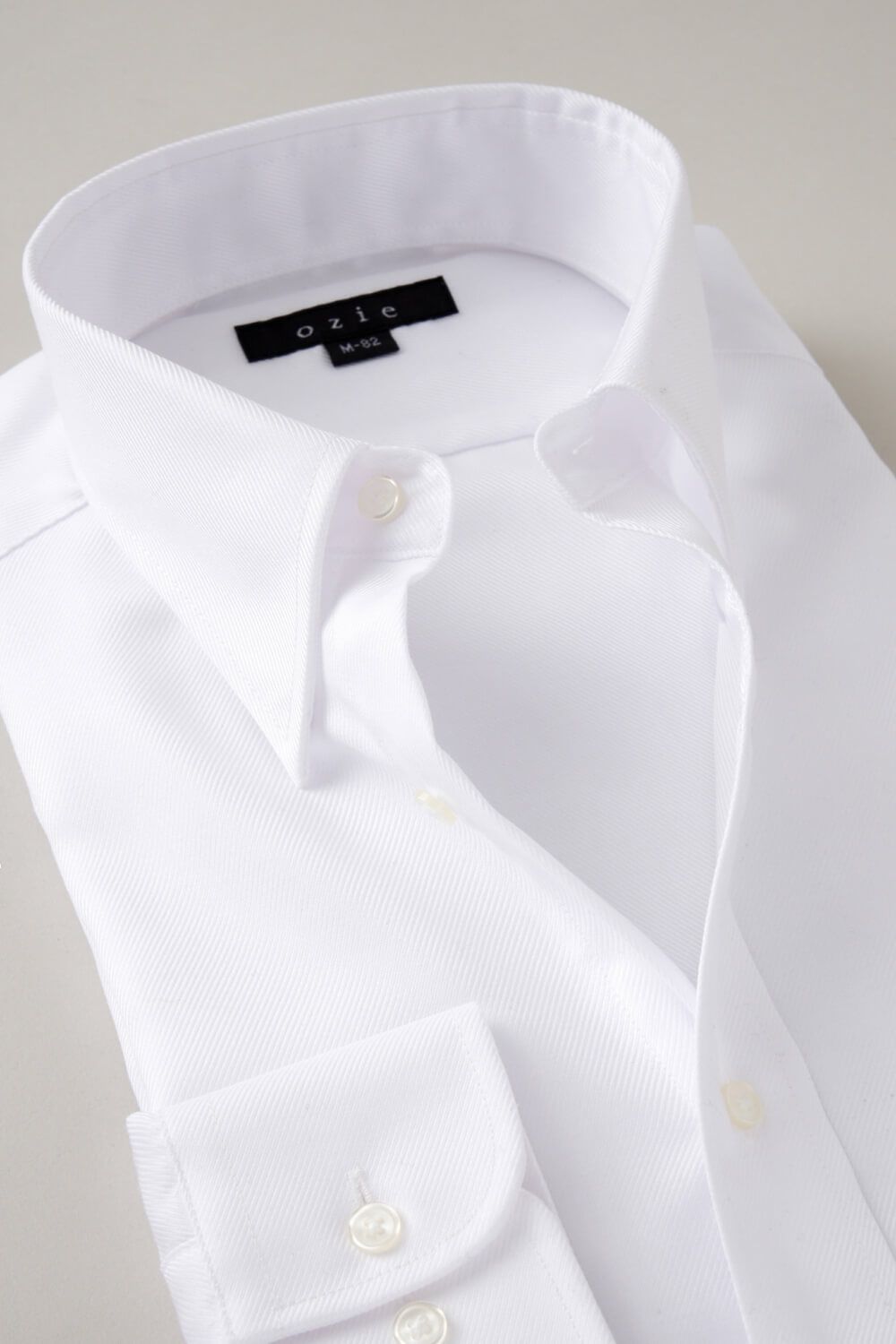 ワイシャツ 8076-U09A-WHITE-衿2