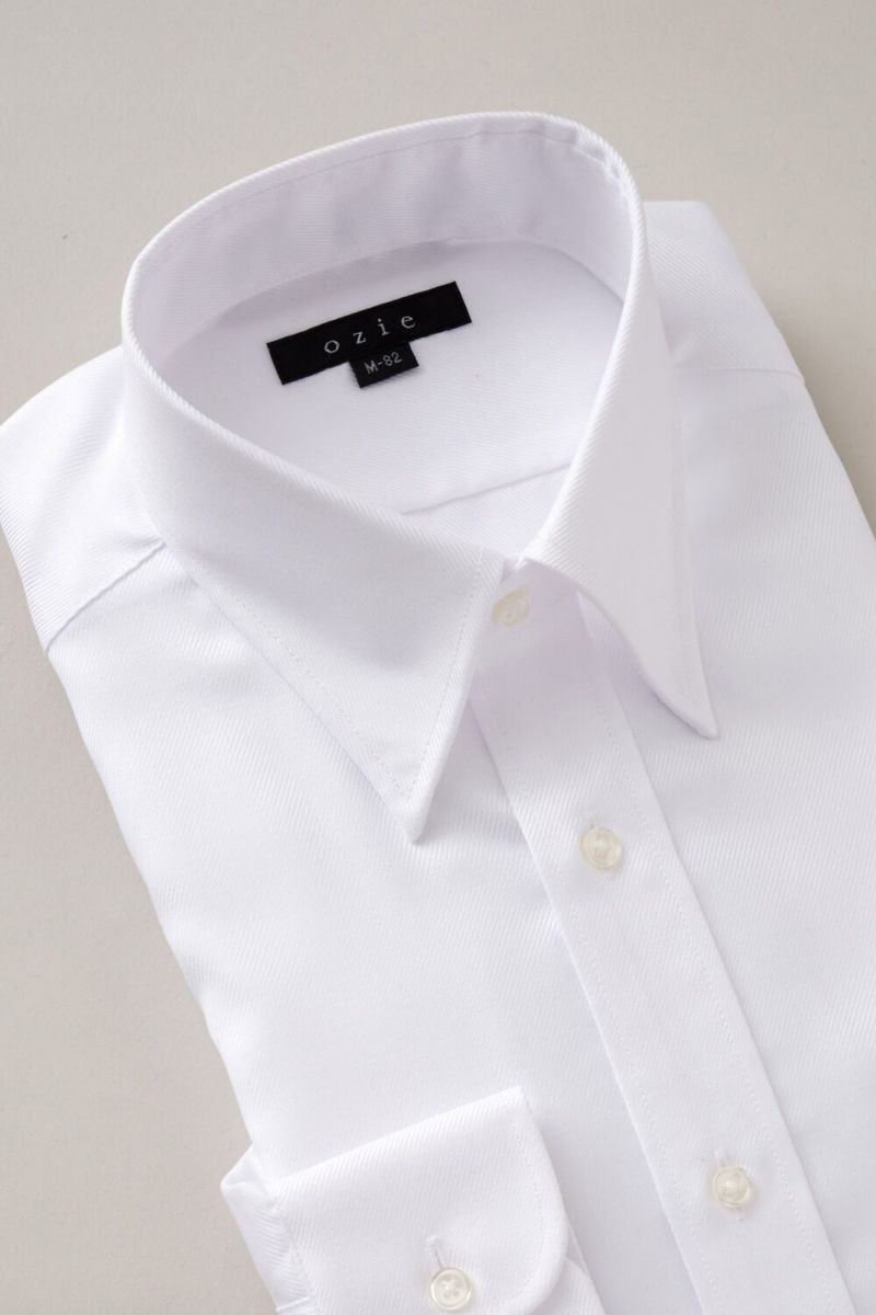ワイシャツ 8076-U09A-WHITE-衿3