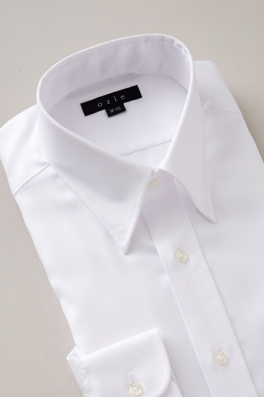ワイシャツ 8076-U09A-WHITE-衿3