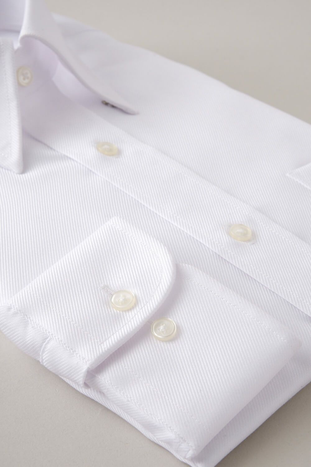 ワイシャツ 8076-U09A-WHITE-カフス