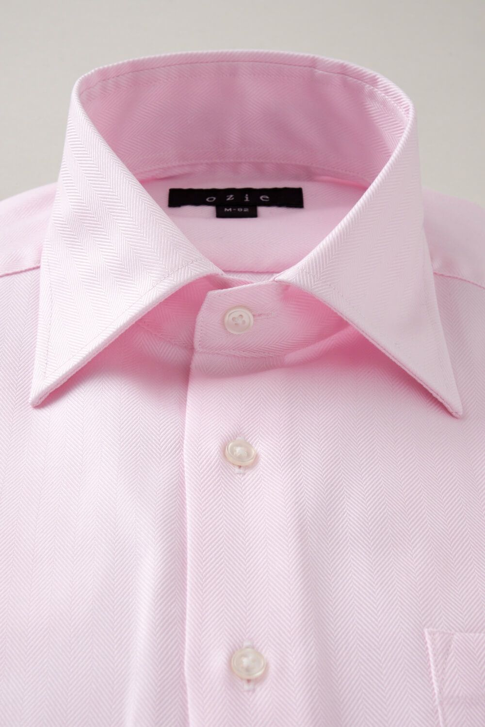 ワイシャツ 8004-U09B-PINK-衿1