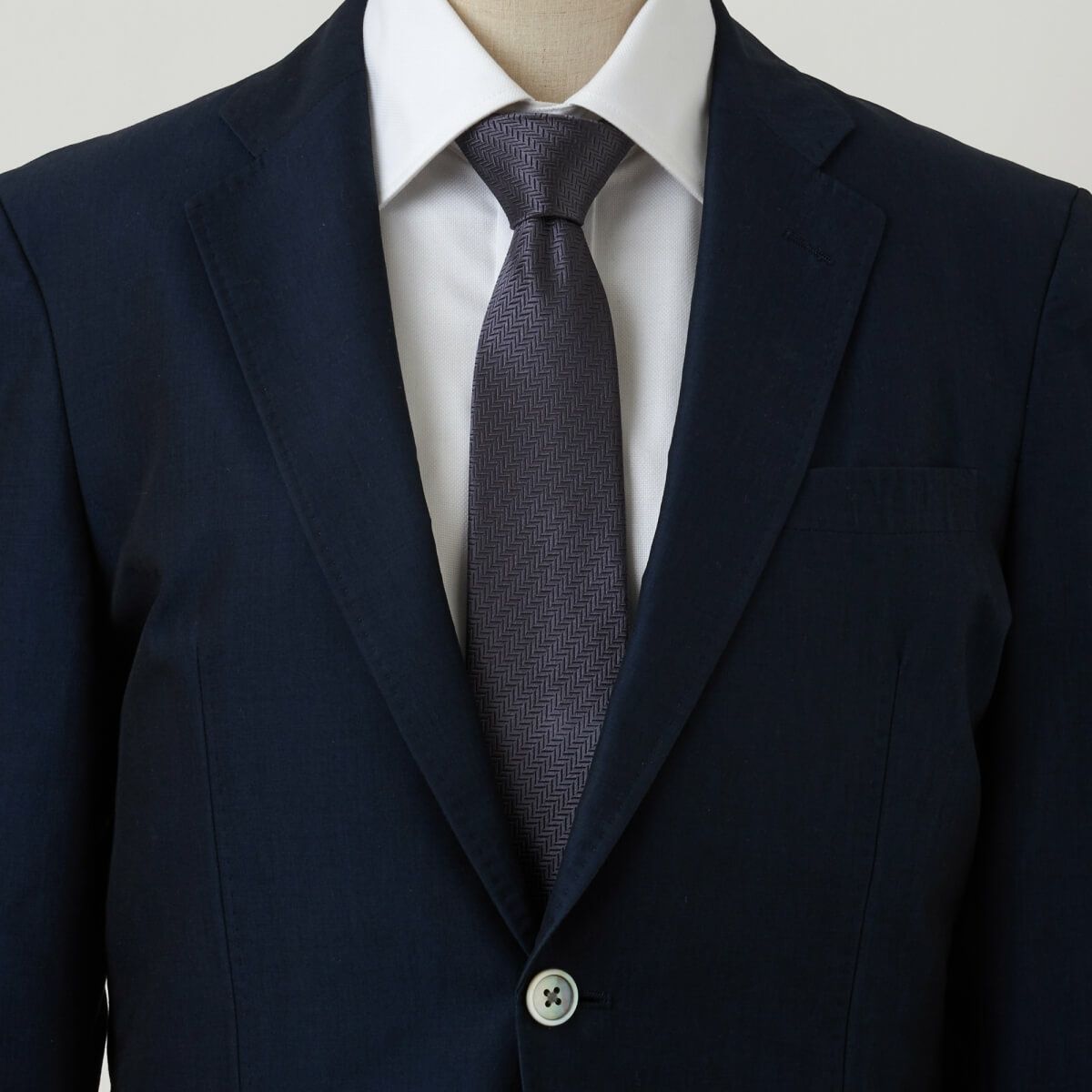 ネクタイ NN-C-011-GRAY-コーディネート