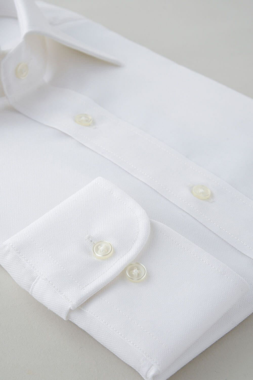 ワイシャツ 8023P-A10C-WHITE-カフス