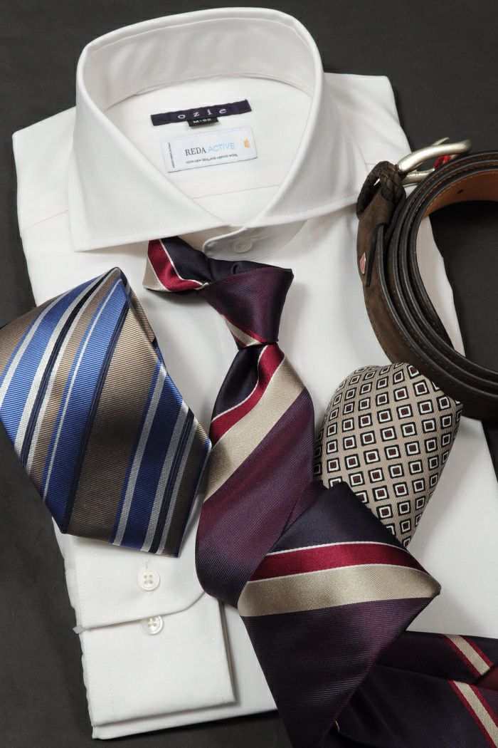 ワイシャツ 8014W-U10A-WHITE-コーディネートイメージ2