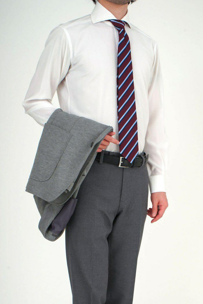 ワイシャツ 8014W-U10A-WHITE-コーディネートイメージ5