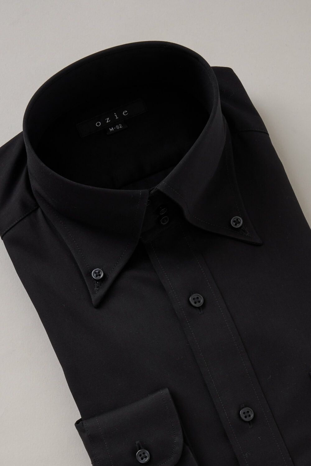 ワイシャツ 8058-U11A-BLACK-衿3