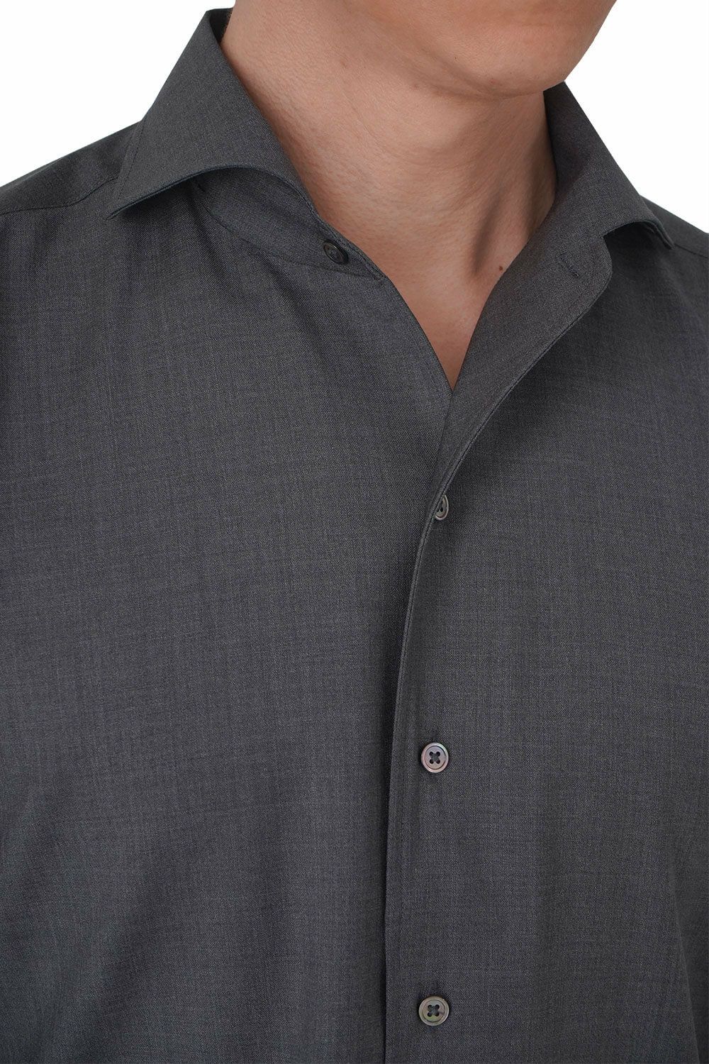 ワイシャツ 8055W-R01B-GRAY-4