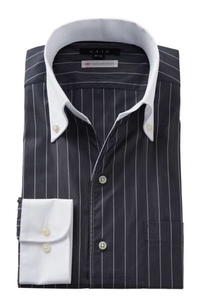 日本製・綿100・ワイシャツ・120番手双糸・ブロード・ワイドカラー・37×80