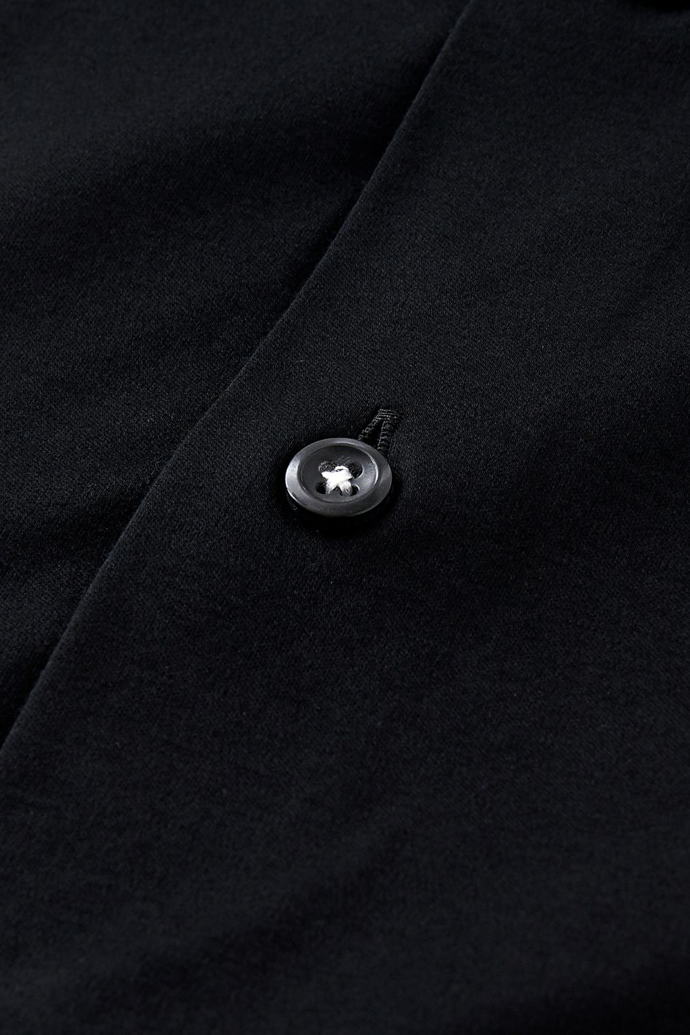 ワイシャツ ニットシャツ 8055-R02C-BLACK 生地