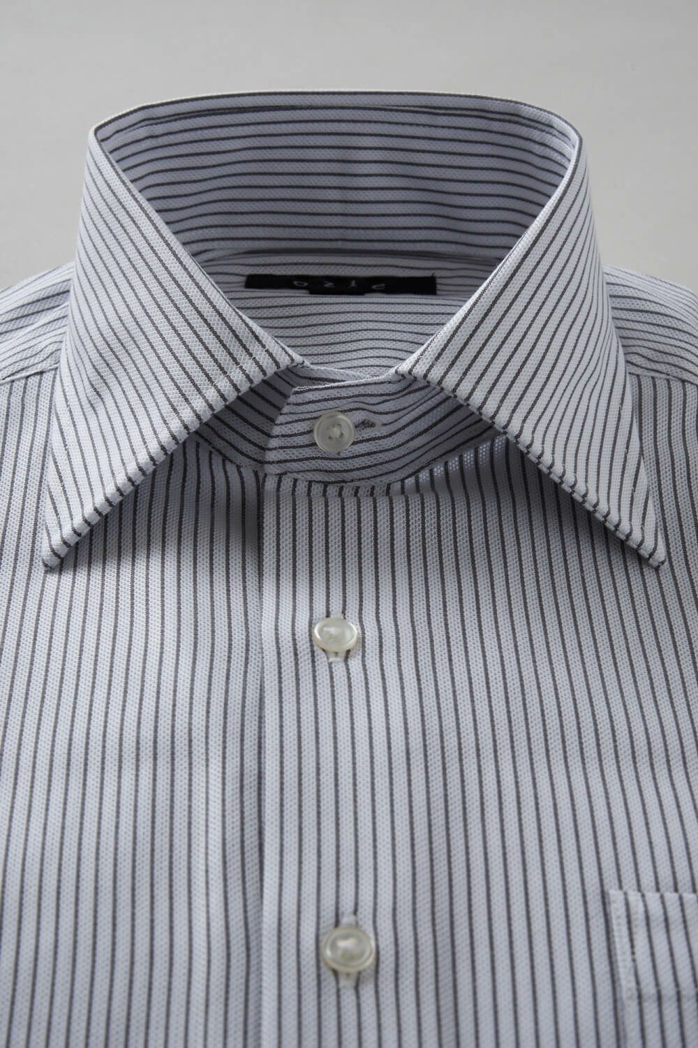 ワイシャツ 8004-R03A-GRAY-衿1