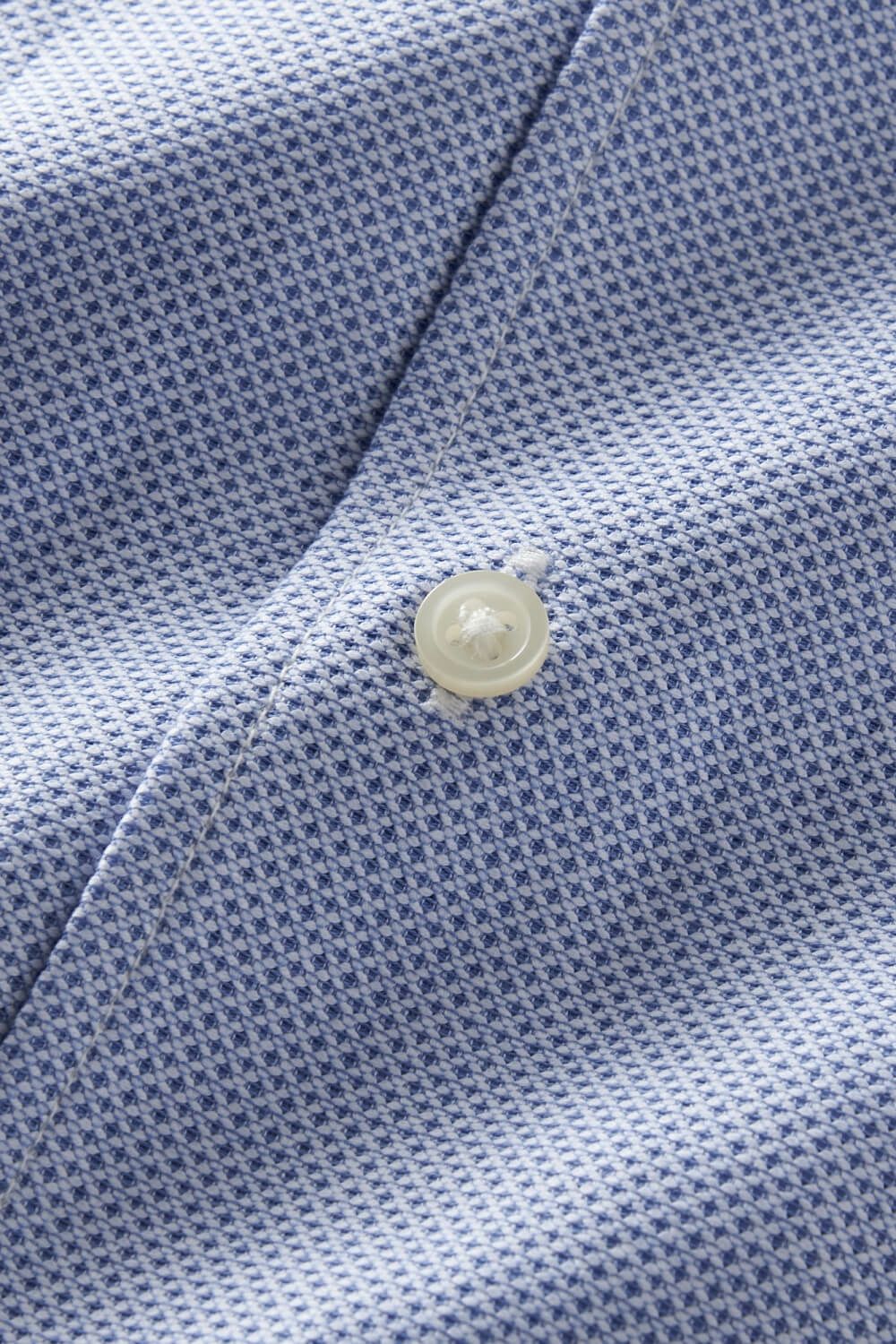 ワイシャツ 8045-R03A-BLUE-生地