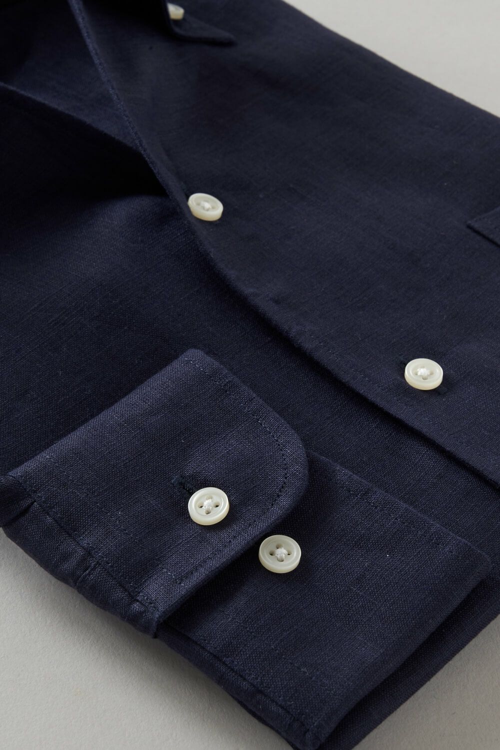 ワイシャツ 8044A-R03D-NAVY-カフス