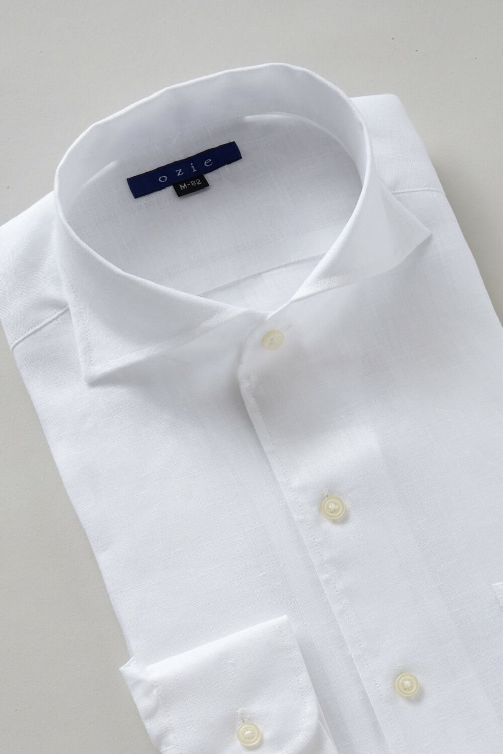 ワイシャツ 8045A-R03E-WHITE-衿3