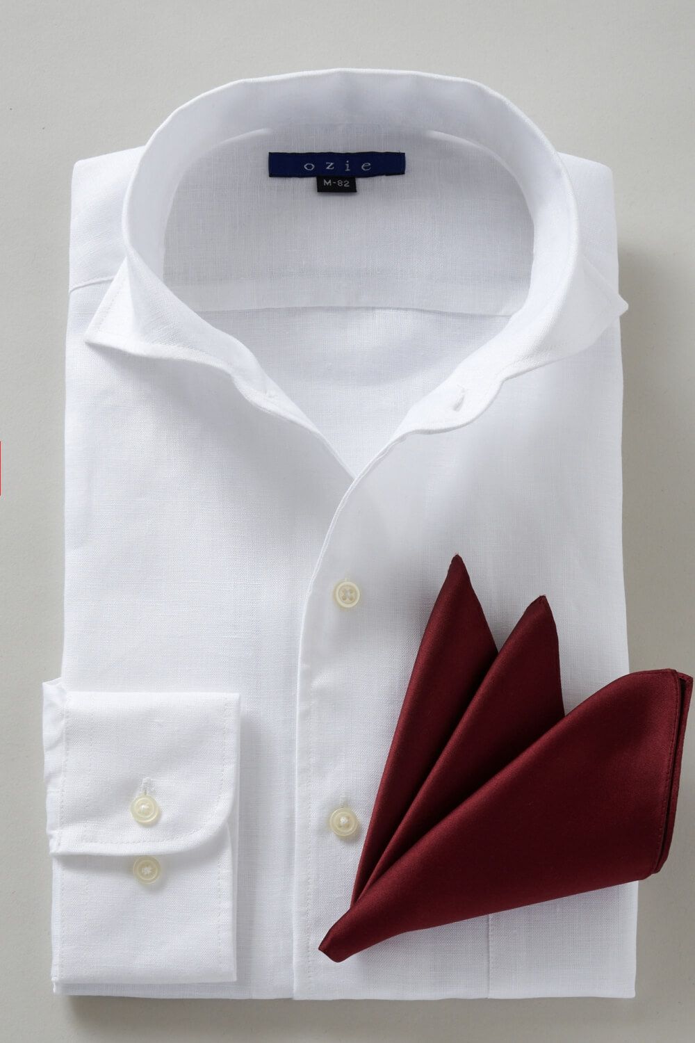 ワイシャツ 8045A-R03E-WHITE-コーディネートイメージ