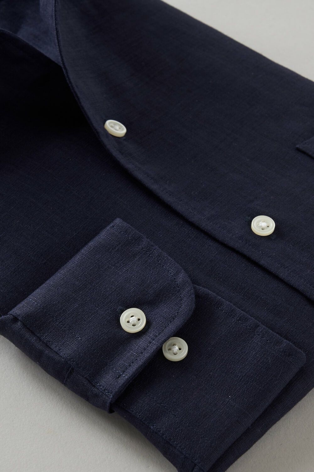 ワイシャツ 8045A-R03F-NAVY-カフス