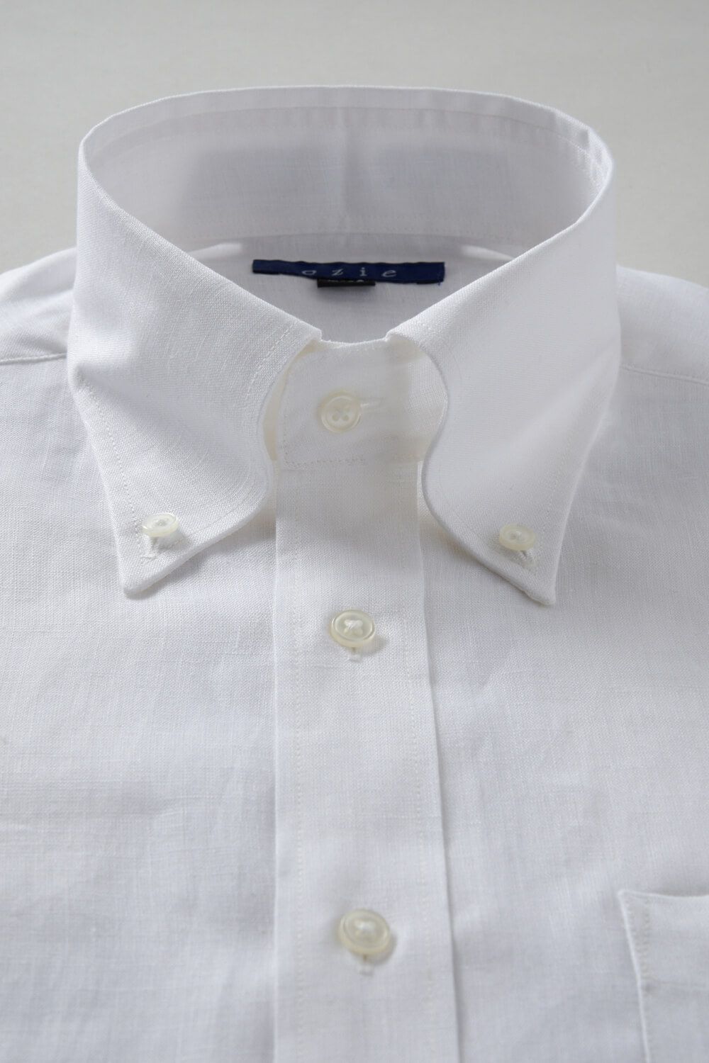ワイシャツ 8009A-R03A-WHITE-衿1