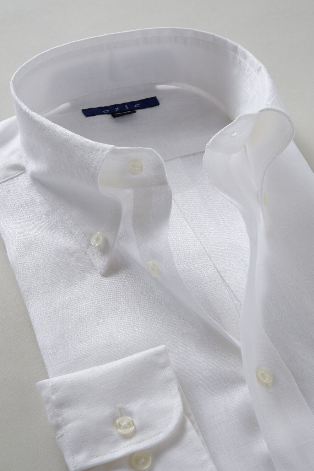 ワイシャツ 8009A-R03A-WHITE-衿2