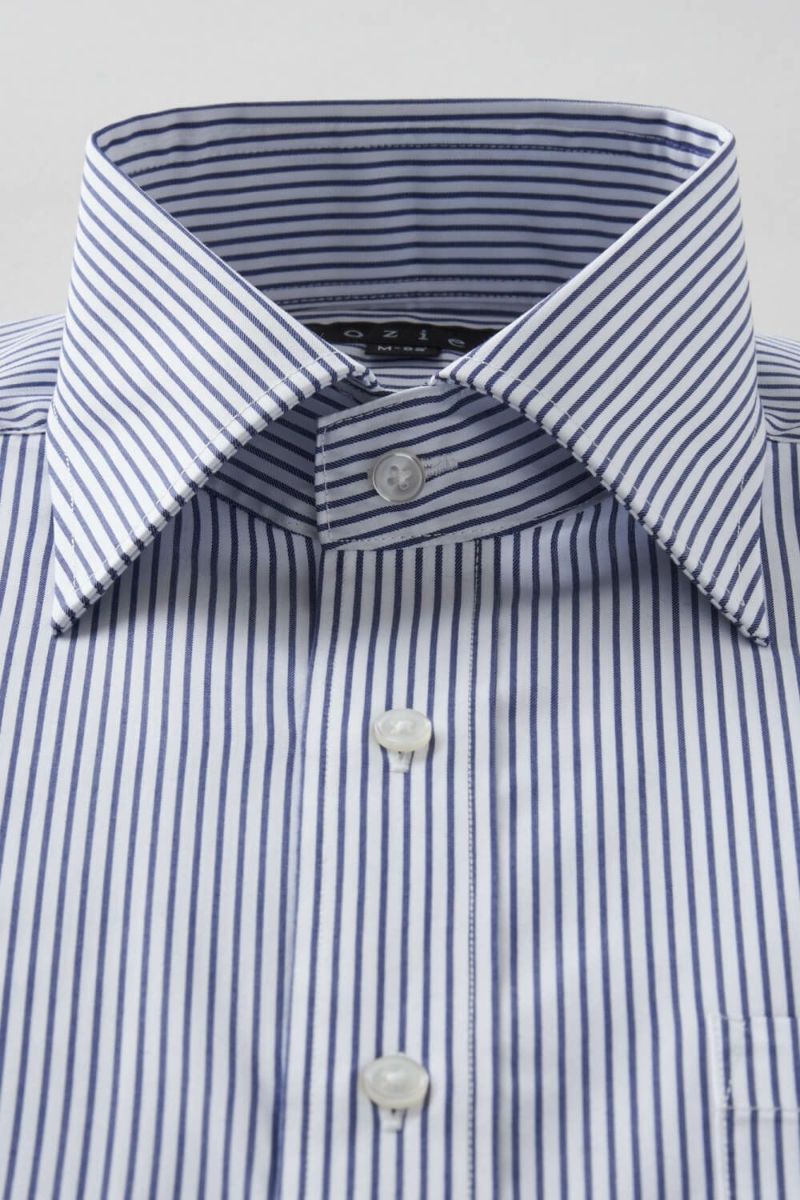 ワイシャツ 8023-R02B-NAVY-衿1