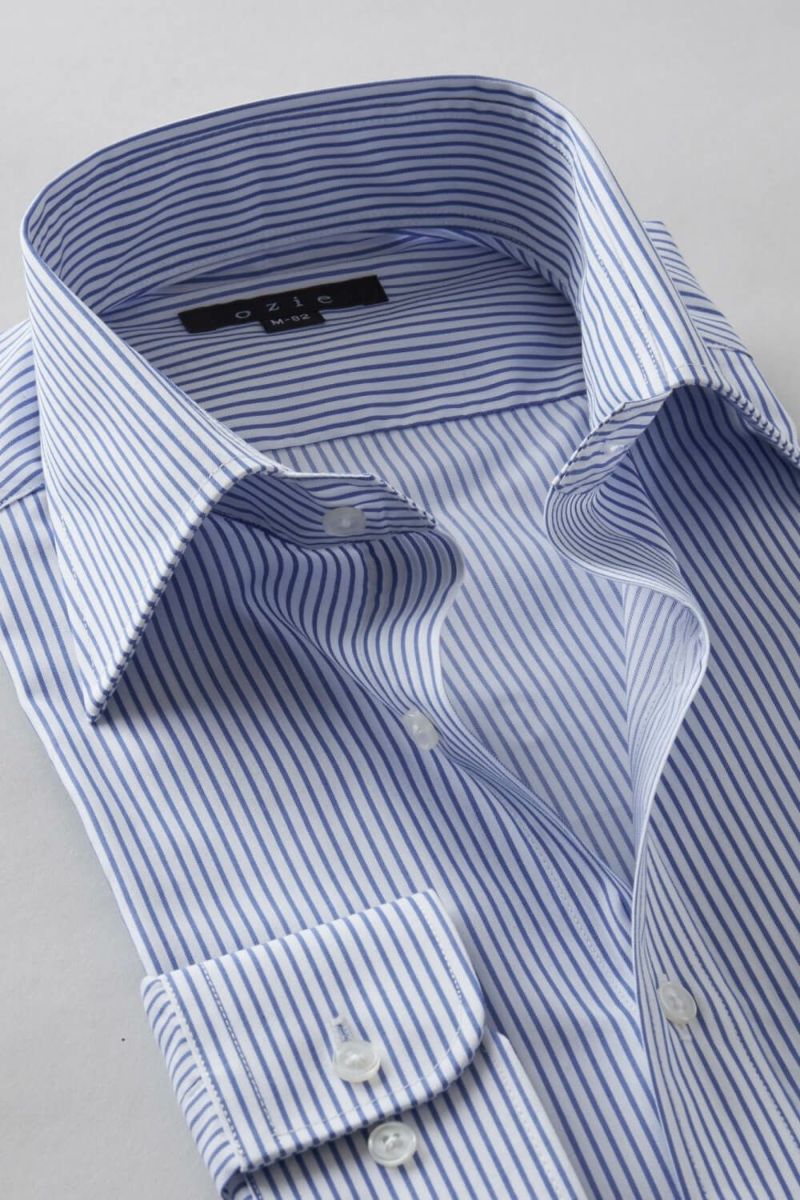 ワイシャツ 8023-R02C-BLUE-衿2