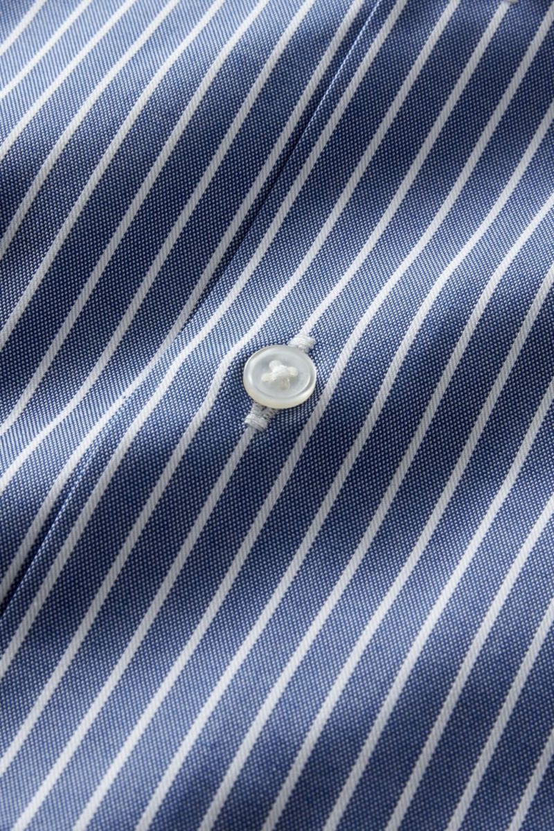 ワイシャツ 8070-R02B-NAVY-生地