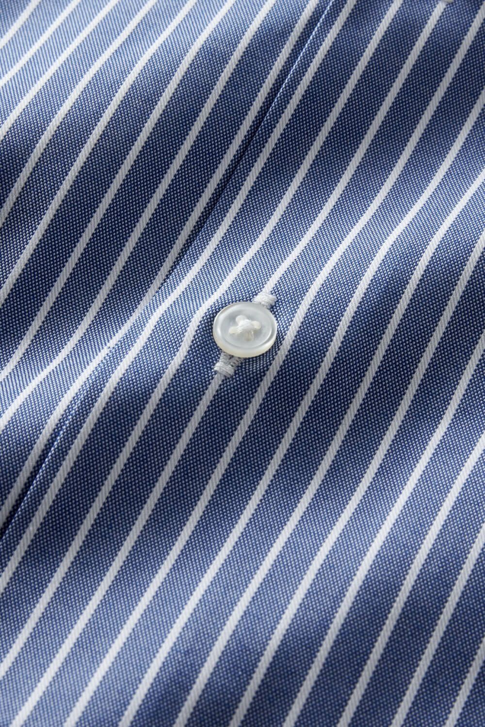 ワイシャツ 8070-R02B-NAVY-生地