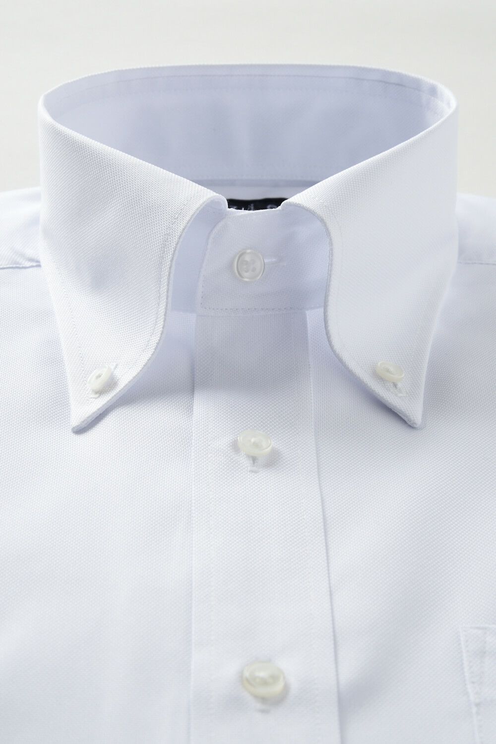 ワイシャツ 8009SD-R03A-WHITE-衿1