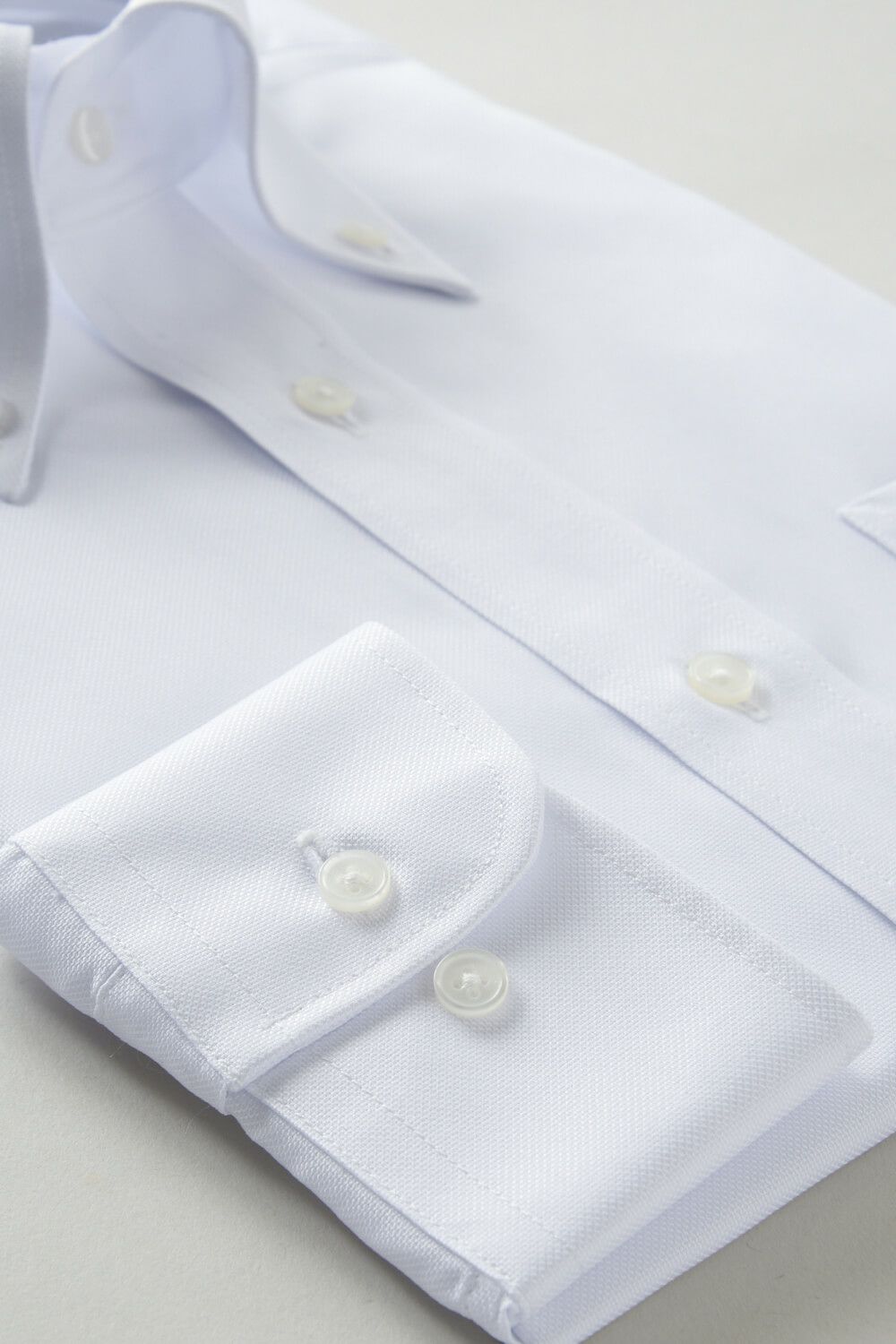 ワイシャツ 8009SD-R03A-WHITE-カフス