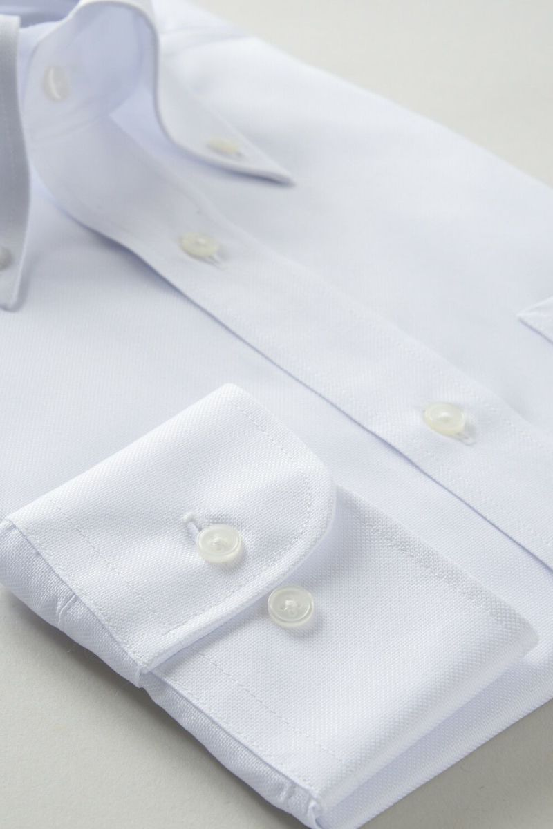 ワイシャツ 8009SD-R03A-WHITE-カフス