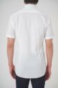 ワイシャツ・ニットシャツ・半袖 8013SS-R04A-WHITE-バック
