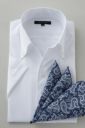 ワイシャツ・カッターシャツ・半袖 8044SS-R04A-WHITE-コーディネート