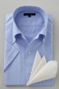 ワイシャツ・カッターシャツ・半袖 8051SS-R04D-BLUE-コーディネート