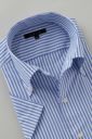 ワイシャツ・カッターシャツ・半袖 8051SS-R04F-BLUE-衿1
