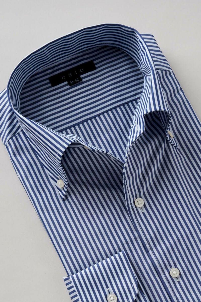 ワイシャツ 8051SD-R07A-NAVY-衿1